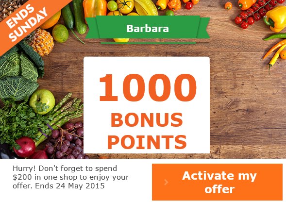 1000 bonus points