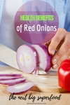health benefits red onions nutrition