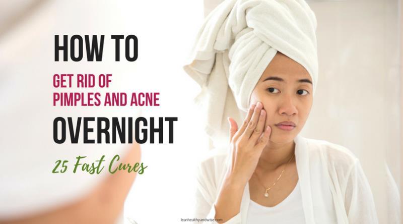 remove acne pimples fast overnight